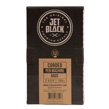 Load image into Gallery viewer, Jet Black Eco-Friendly Corded Pen Machine Bag