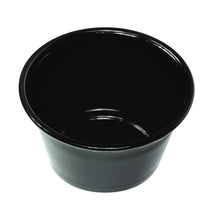 Load image into Gallery viewer, Jet Black Plastic Rinse Cups 3.7 oz, 50ct