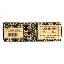 Load image into Gallery viewer, Jet Black Plastic Rinse Cups 3.7 oz, 50ct