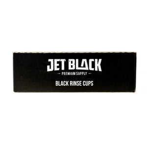Jet Black Plastic Rinse Cups 3.7 oz, 50ct