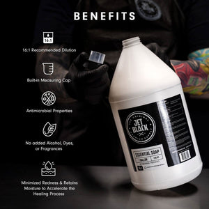 Jet Black Essential Soap