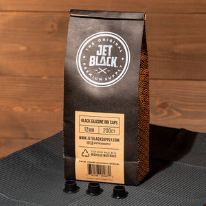 Jet Black Silicone Ink Caps
