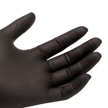 Load image into Gallery viewer, Jet Black Premium 3.5g Nitrile Gloves
