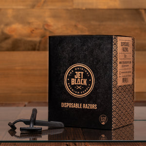 Jet Black Eco-Friendly Razors