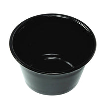 Load image into Gallery viewer, Jet Black Plastic Rinse Cups 3.7 oz, 50ct
