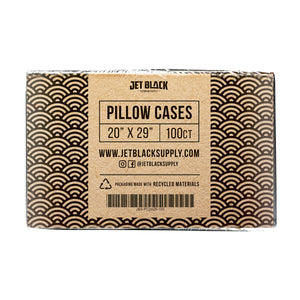 Jet Black Pillow Cases 21 x 30 (100ct)
