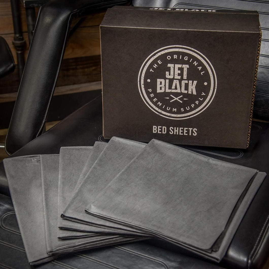 Jet Black Bed Sheets- 40 x 90