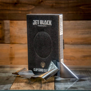 Jet Black Clip Cord Sleeves (200ct)